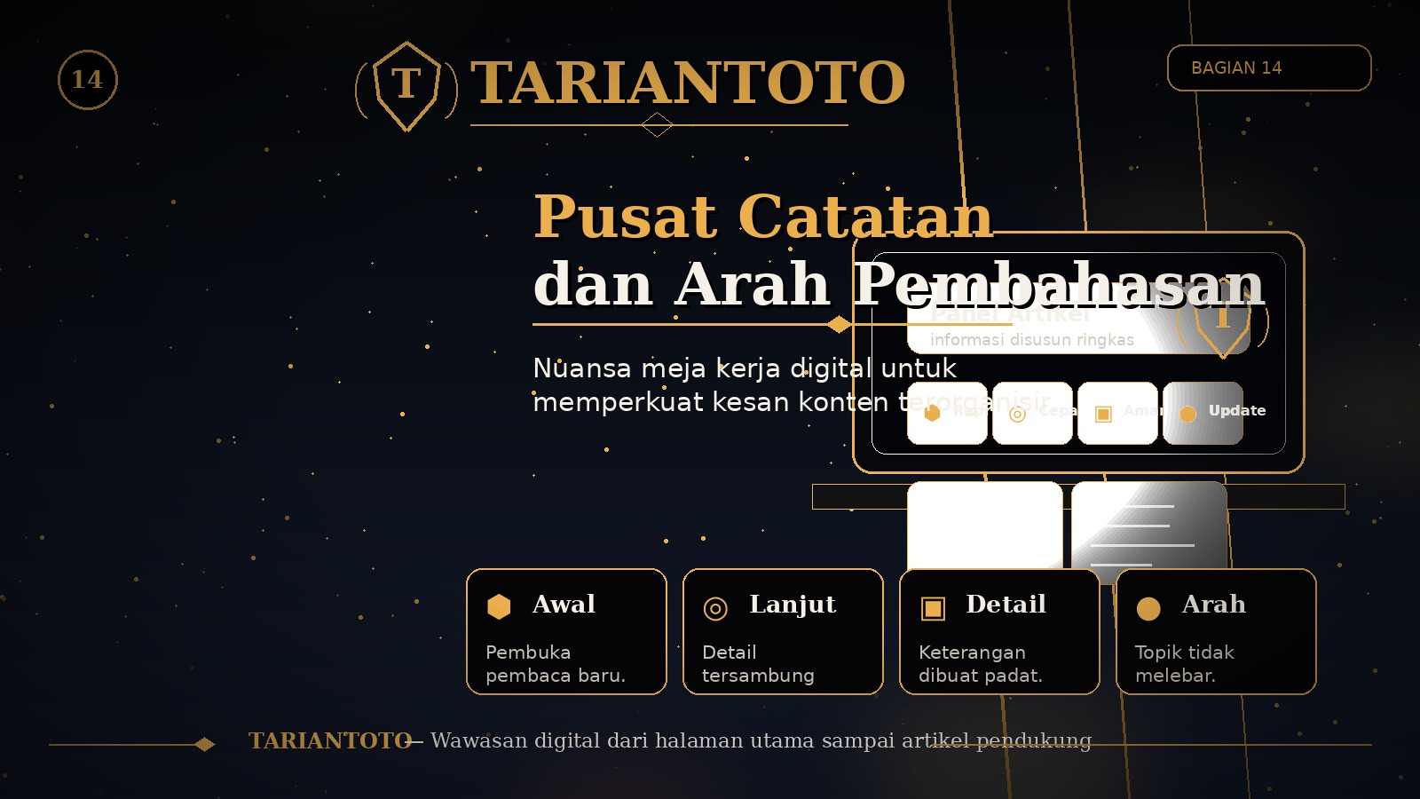 Cara Menghubungkan Artikel TARIANTOTO dengan Halaman Utama secara Wajar
